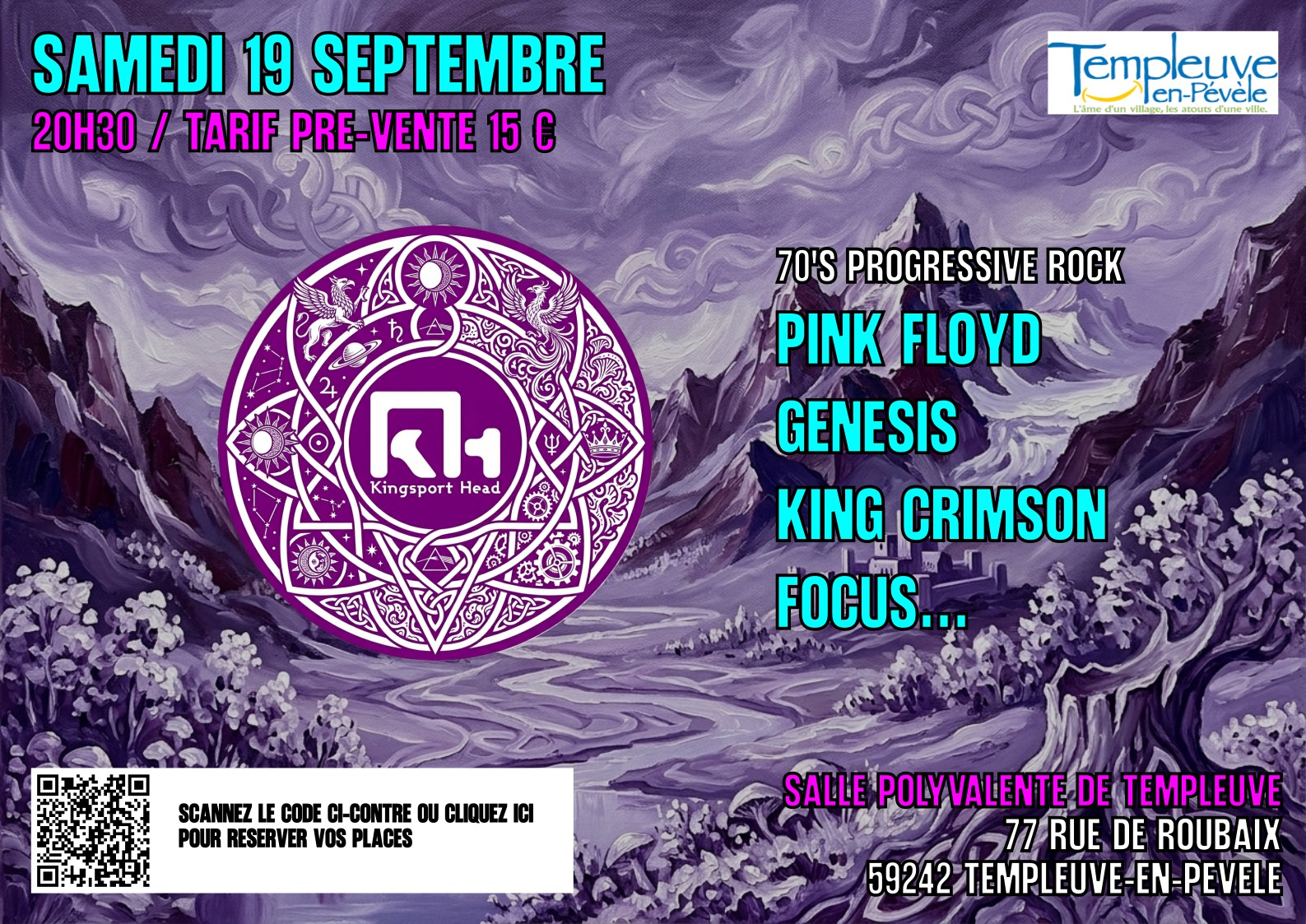 Reservez vos places pour le concert du 19 septembre 2026